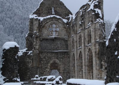 Abbaye in winter