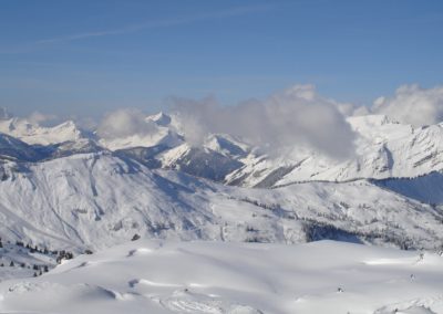 Morzine ski fields in Feb